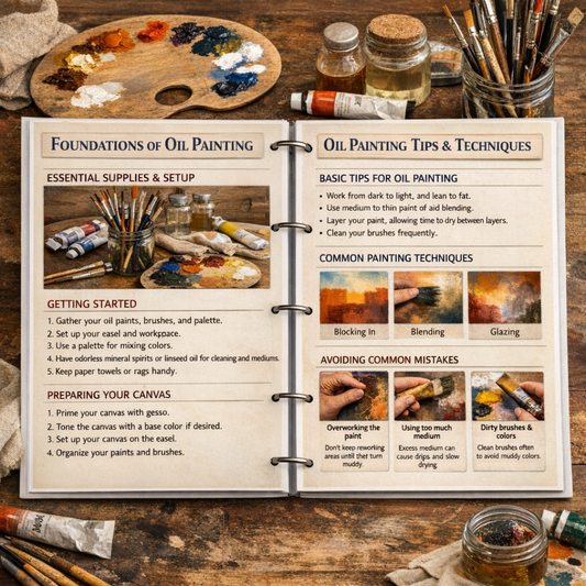 1.000+ Free Oil Painting Guide